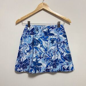 Gottex Blue Floral Skort